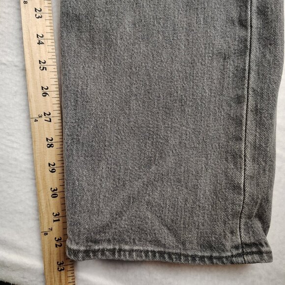 Levi 501 Jeans Men 34 x 34  Charcoal Gray Button Fly Red Tab - Picture 9 of 11